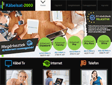 Tablet Screenshot of kabelsat.hu